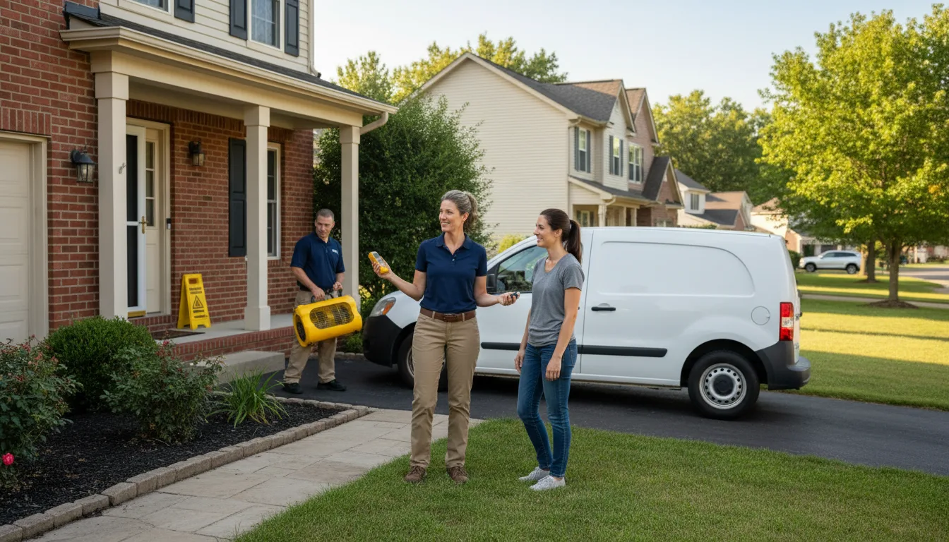 Water restoration image for Home Water Damage Repair in Stapleton, GA